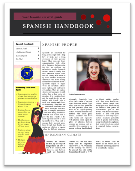 Image of the Spanish Handbook